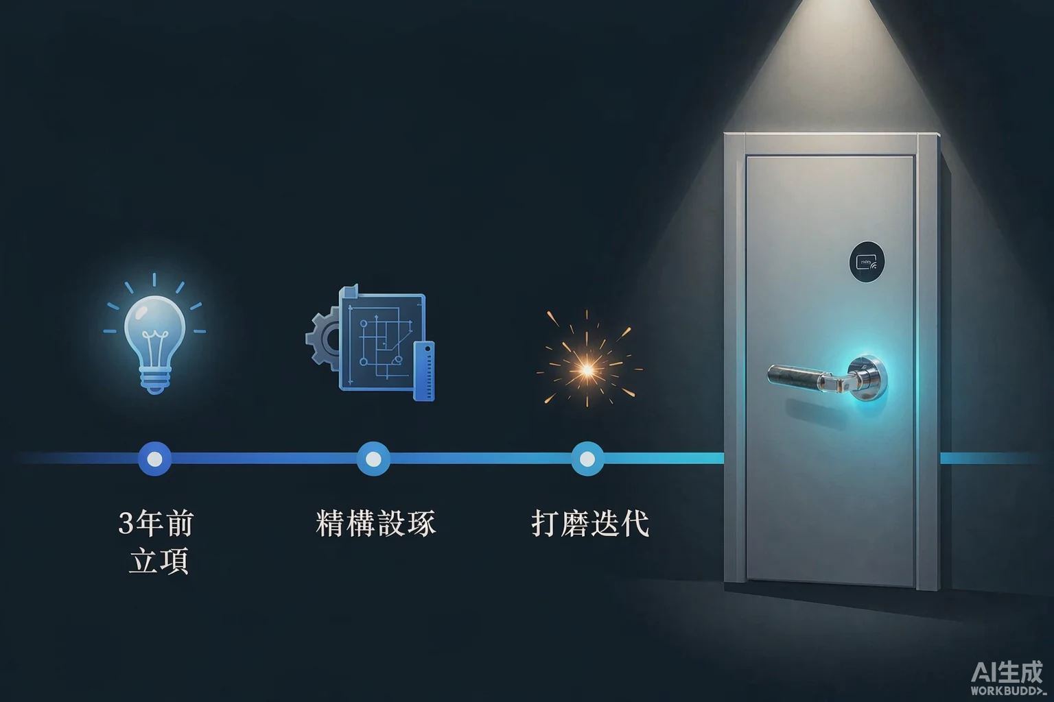 3 年研發：從立項到全新的酒店靜音鎖亮相